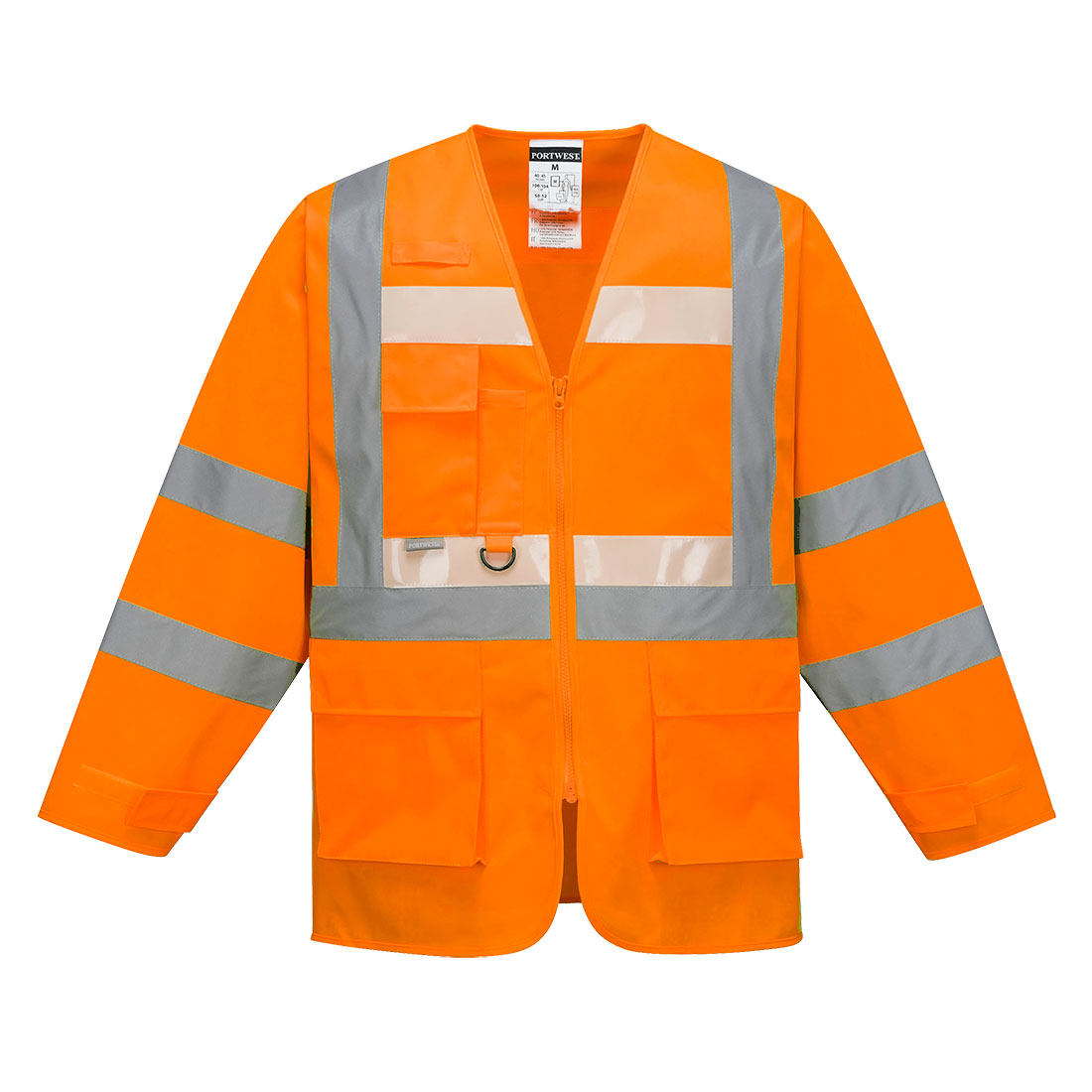 Portwest G475 - Orange Glowtex Hi-Vis Executive Jacket sz M Hiviz Visbility Coat