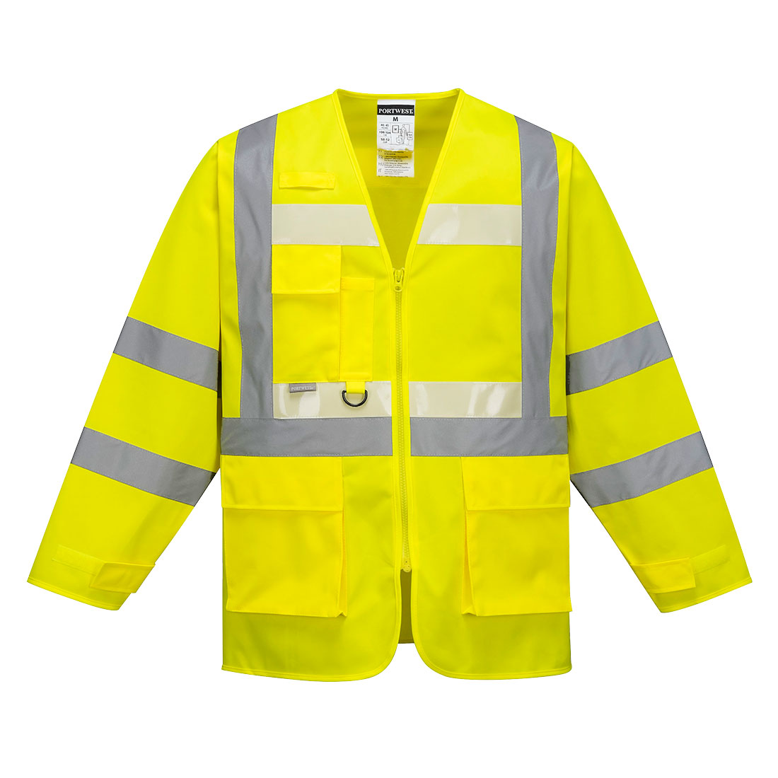 Portwest G475 - Yellow Glowtex Hi-Vis Executive Jacket sz M Hiviz Visbility Coat