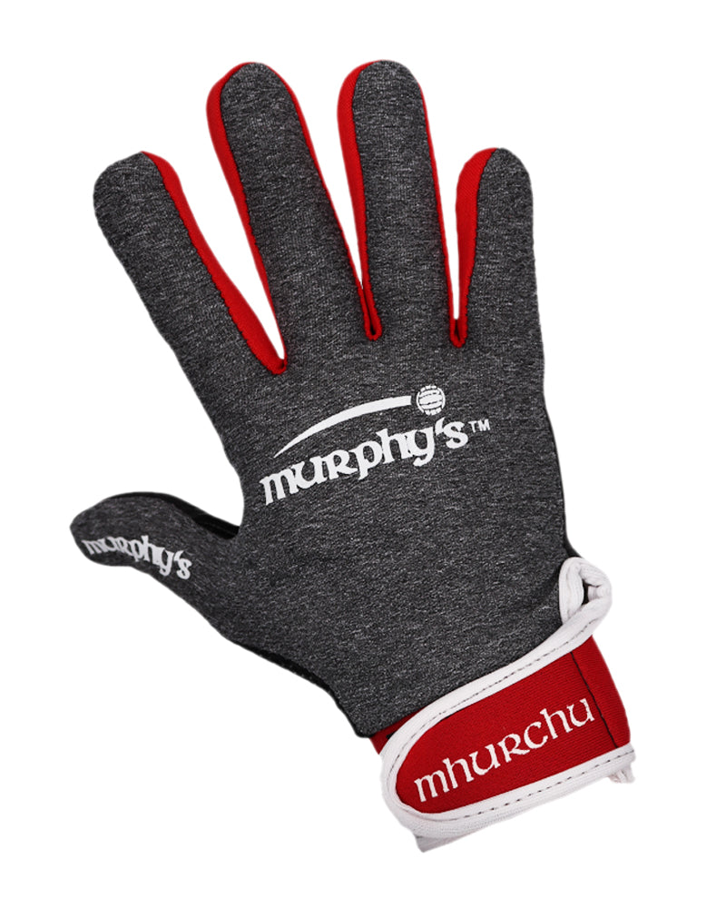Murphy's Gaelic Gloves Grey/Red/White 7 / X-Small