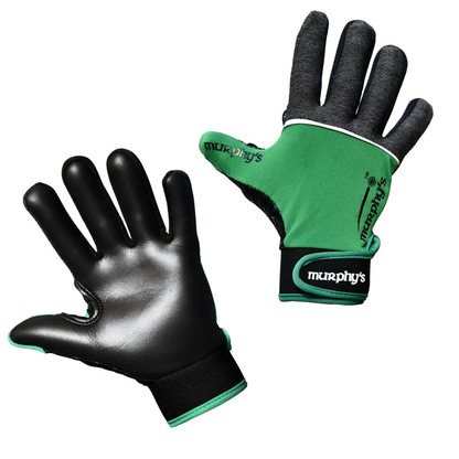 Murphy's V2 Gaelic Gloves Junior - 4 / Under 8 - Grey/Green/White