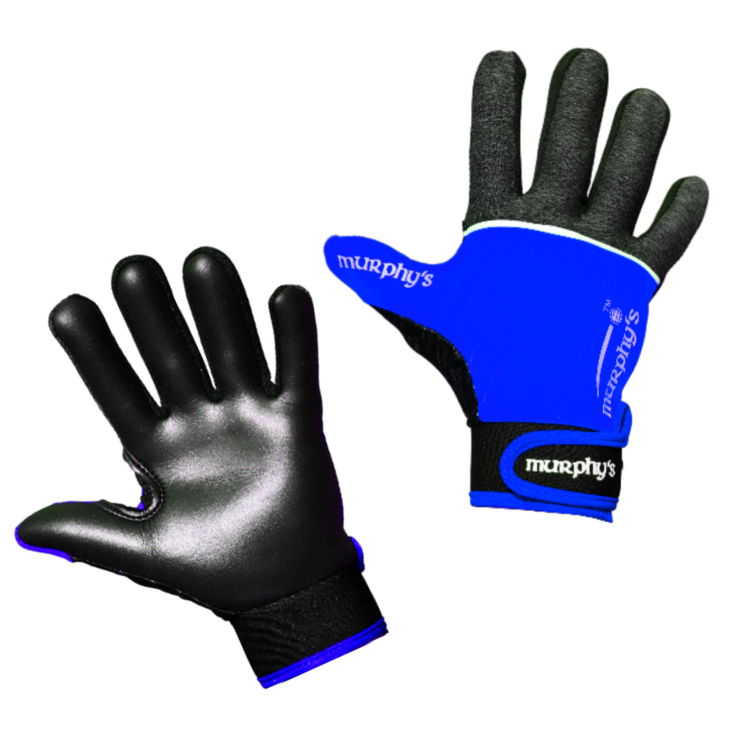 Murphy's V2 Gaelic Gloves Junior - 4 / Under 8 - Grey/Blue/White