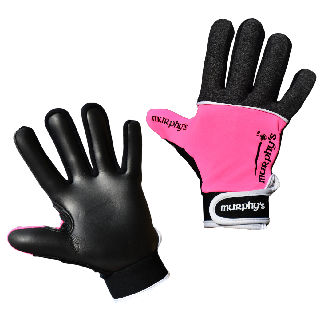Murphy's V2 Gaelic Gloves Junior - 4 / Under 8 - Pink/Black/White