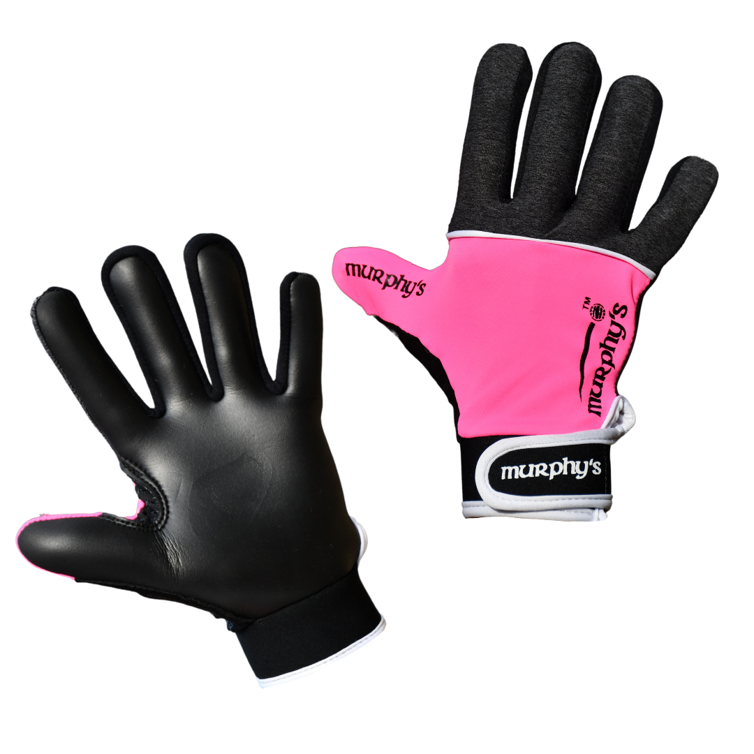 Murphy's V2 Gaelic Gloves - 10 / Large - Pink/Black/White