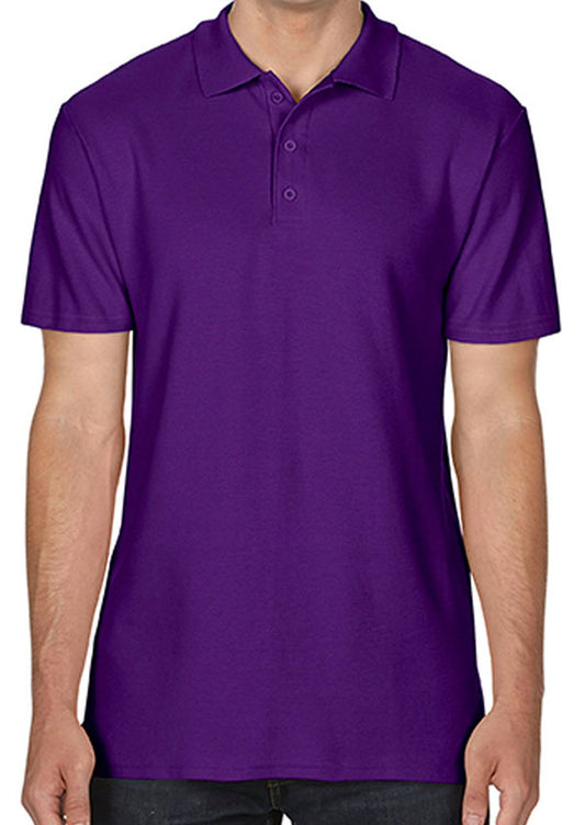 GILDAN POLO SHIRT PURPLE L