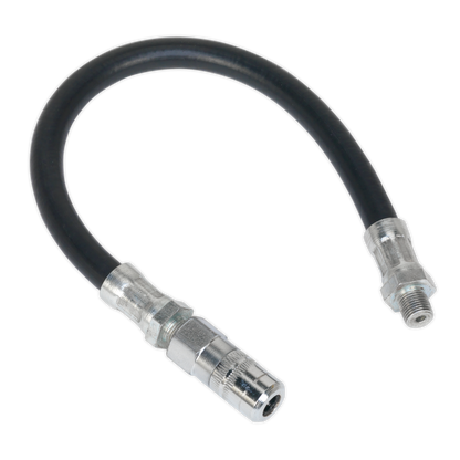 SEALEY - GGHE300 Rubber Delivery Hose with 4-Jaw Connector Flexible 300mm 1/8"BSP Gas