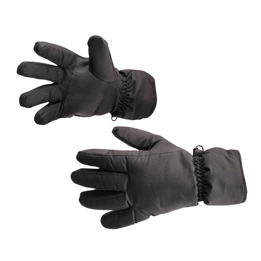 Portwest GL10BKR -  sz 0 Waterproof Ski Glove - Black