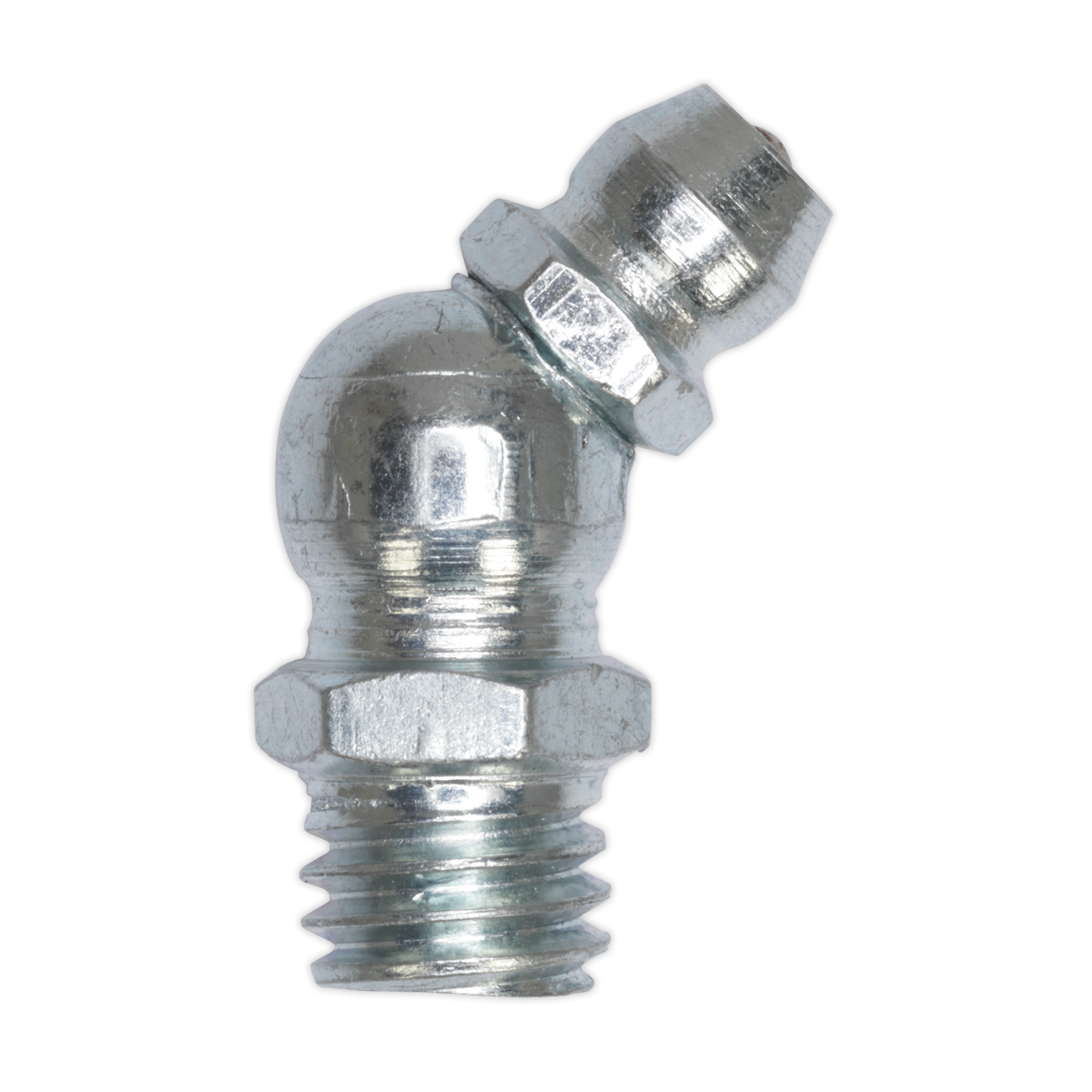 SEALEY - GNM12 Grease Nipple 45� 8 x 1.25mm Pack of 25