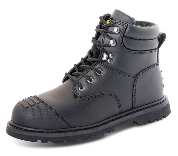 Beeswift - GOODYEAR WELT SAFETY WORK BOOT MS S/C ALL SIZES - Black