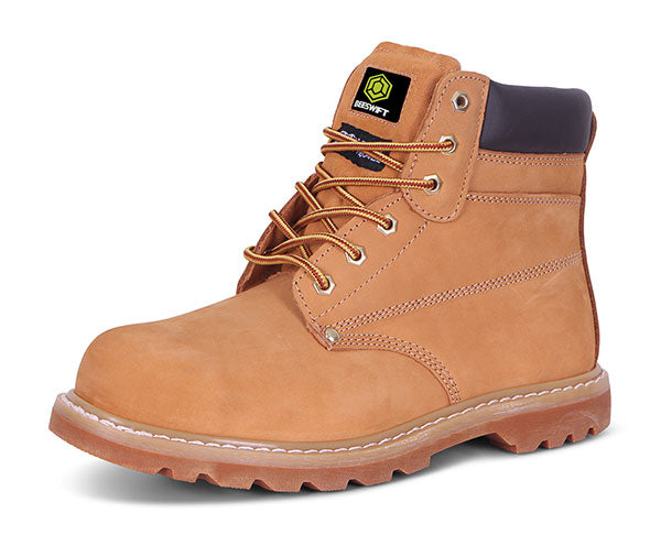 Beeswift - GOODYEAR WELT SAFETY WORK BOOT ALL SIZES - Nubuck