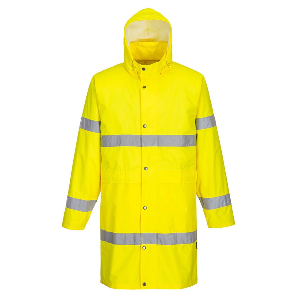 Portwest H442YERL -  sz L Hi-Vis Coat 100cm - Yellow
