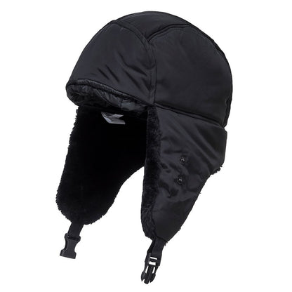 Portwest HA13BKR -  sz 0 Winter Trapper Cap - Black