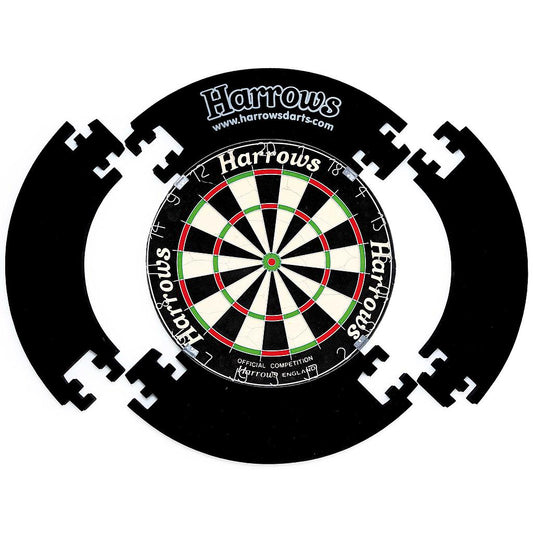 Harrows 4 Piece Dartboard Surround Black