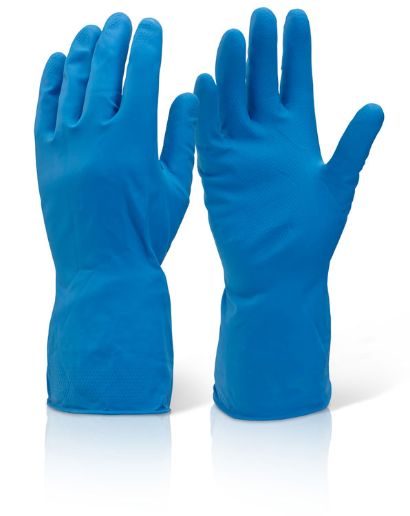 BEESWIFT HOUSEHOLD MEDIUM WEIGHT GLOVES BLUE L