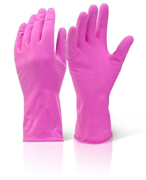BEESWIFT HOUSEHOLD MEDIUM WEIGHT GLOVES PINK M