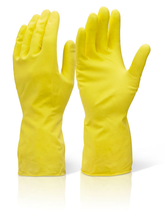 BEESWIFT HOUSEHOLD MEDIUM WEIGHT GLOVES YELLOW XL