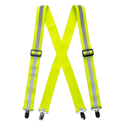 Portwest HV56YER -  sz 0 Hi-Vis Trouser Braces - Yellow