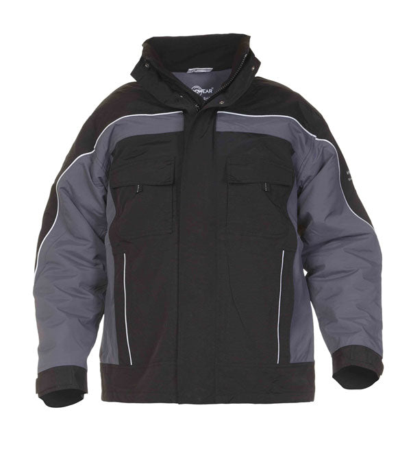 HYDROWEAR RIMINI SNS WATERPROOF FIXED LINING PILOT JACKET  GREY / BLACK S