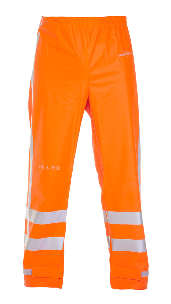 HYDROWEAR NAGOYA MULTI FLAME RETARDANT HI-VIS ANTI-STATIC WATERPROOF TROUSERS ORANGE S
