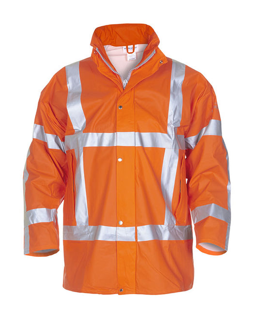 HYDROWEAR NEER MULTI FIRE RETARDANT HI-VIS ANTI-STATIC WATERPROOF PARKA JACKET ORANGE S