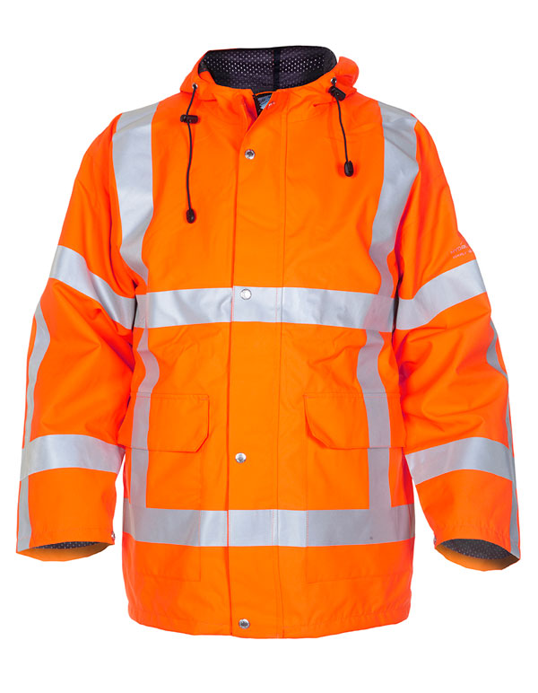 HYDROWEAR UITHOORN SNS HI-VIS WATERPROOF PARKA JACKET ORANGE XL