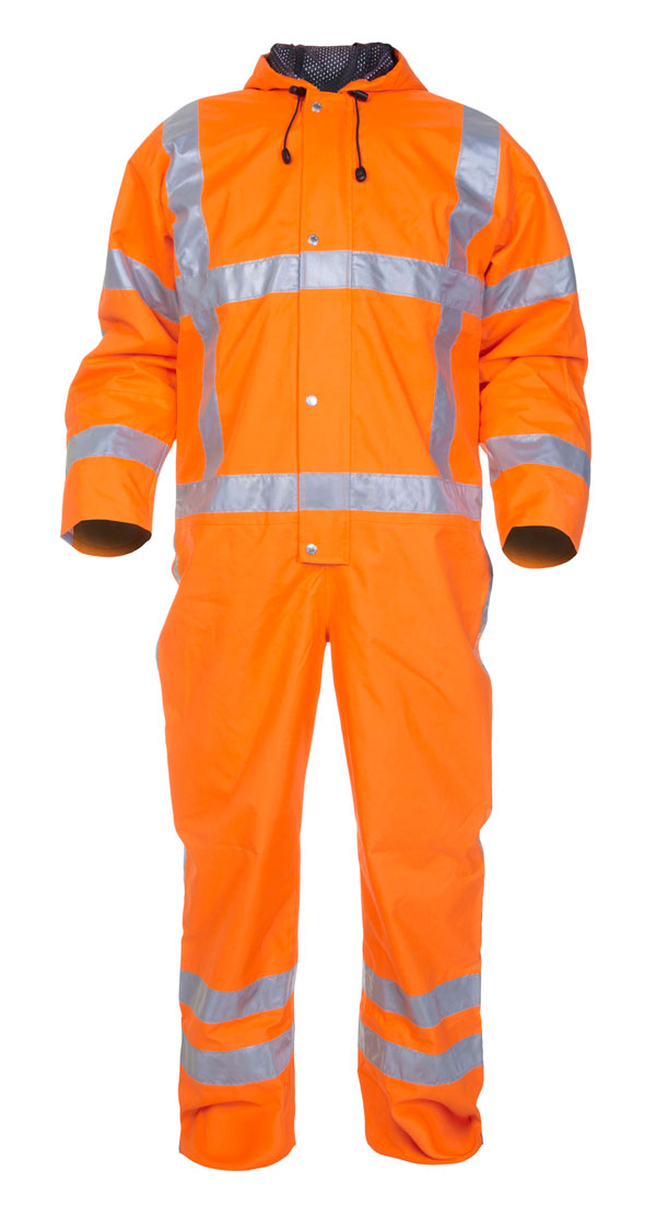 HYDROWEAR URETERP SNS HI-VIS WATERPROOF COVERALL ORANGE XL