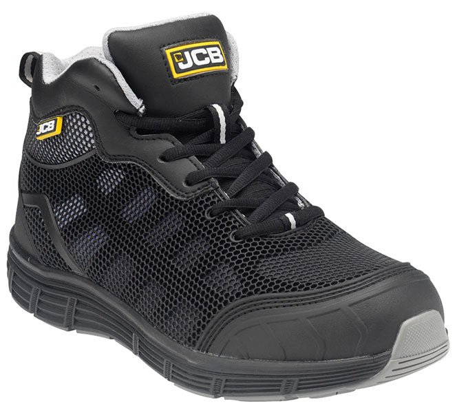 JCB WORKWEAR HYDRADIG MID CUT BOOTS BLACK 04