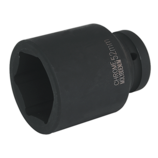 SEALEY - IS152D Impact Socket 52mm Deep 1"Sq Drive
