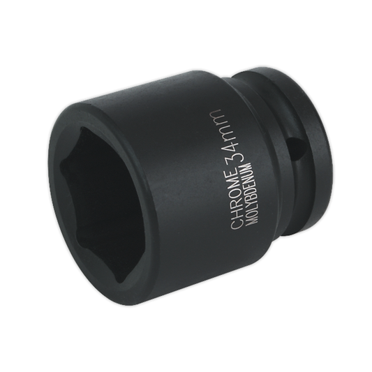 SEALEY - IS3434 Impact Socket 34mm 3/4"Sq Drive