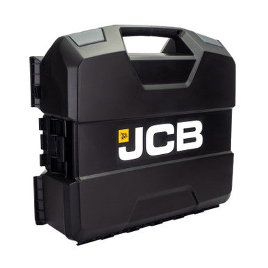 JCB 18V B/L Combi Drill 2x2.0Ah 2.4A Charger in W-Boxx 136 | 21-18BLCD-2-WB