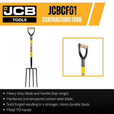JCB Professional Solid Forged Contractors Fork | JCBCF01