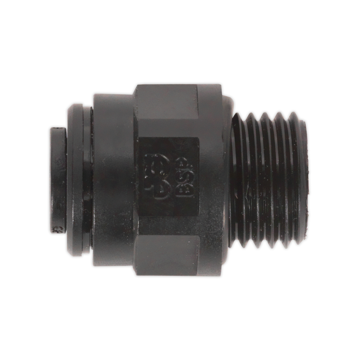 SEALEY - JGC1014 Straight Adaptor 10mm x 1/4"BSP Pack of 5 (John Guest Speedfit� - PM011012E)