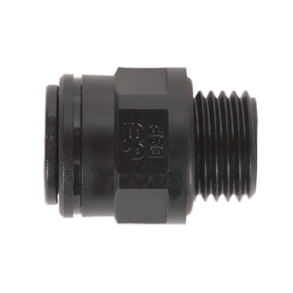 SEALEY - JGC814 Straight Adaptor 8mm x 1/4"BSP Pack of 5 (John Guest Speedfit� - PM010812E)