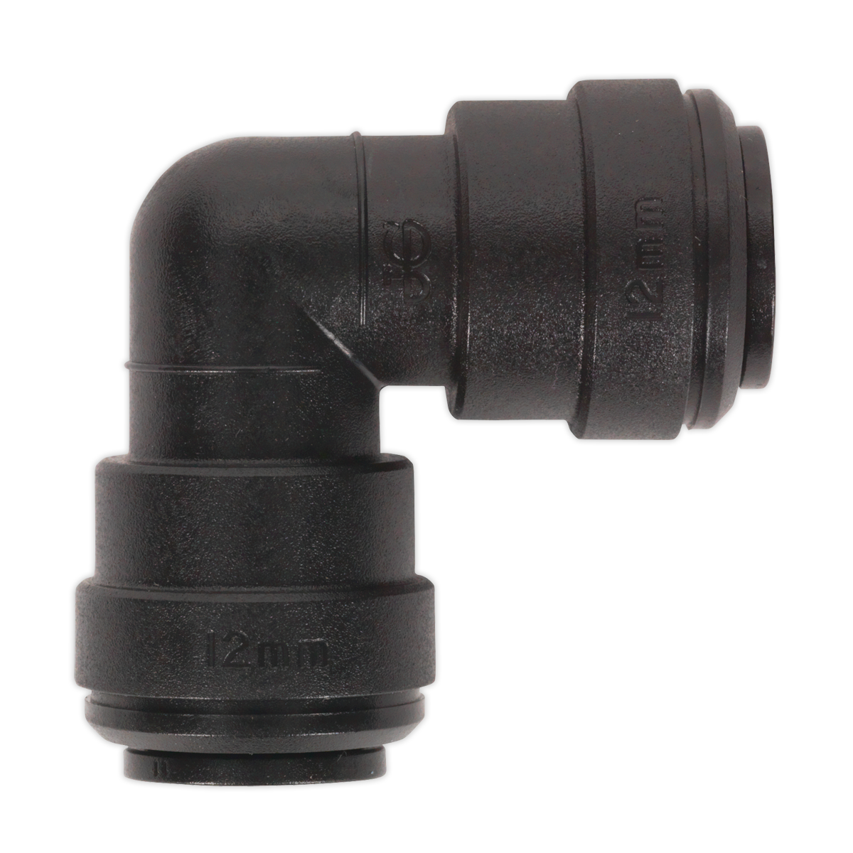 SEALEY - JGCE12 Elbow Coupling 12mm Pack of 5 (John Guest Speedfit� - PM0312E)