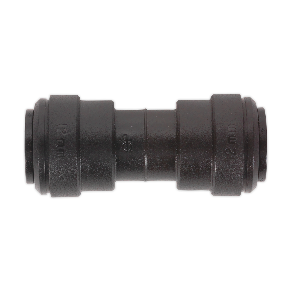 SEALEY - JGCS12 Straight Coupling 12mm Pack of 5 (John Guest Speedfit� - PM0412E)