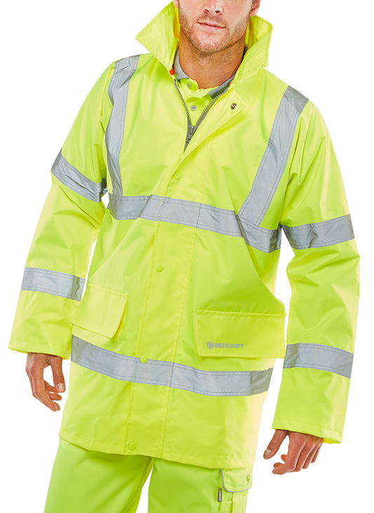 Beeswift - ECONOMY Hi Vis JUBILEE JACKET S/Y  - Saturn Yellow