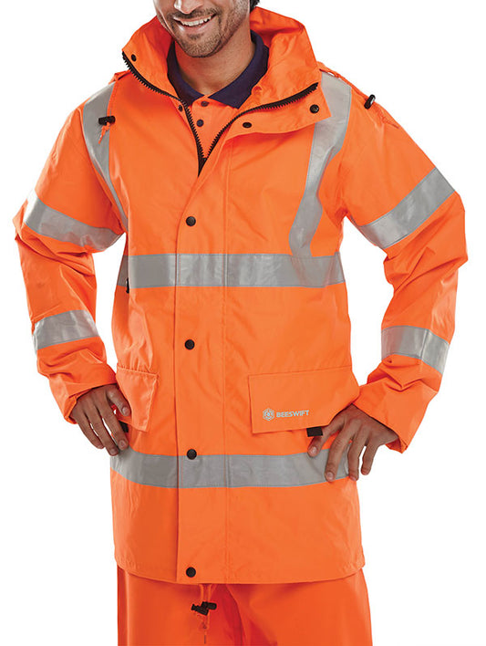 BEESWIFT JUBILEE HI-VIS JACKET ORANGE S
