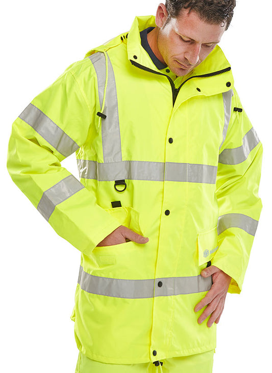 BEESWIFT JUBILEE HI-VIS JACKET SATURN YELLOW XXXL