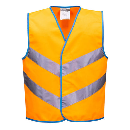 Portwest JN15ORRM -  sz M Junior Colour Bright Vest - Orange