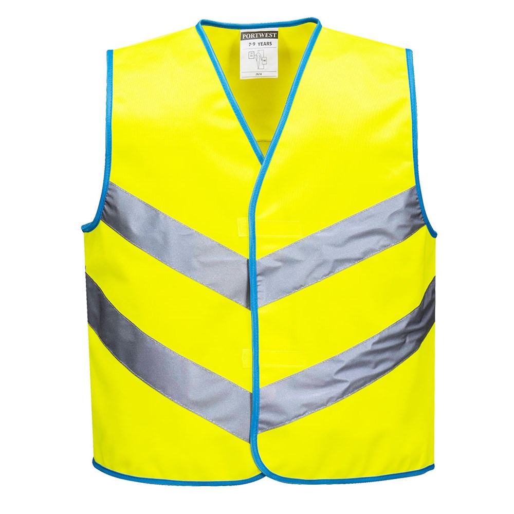 Portwest JN15YERS -  sz S Junior Colour Bright Vest - Yellow