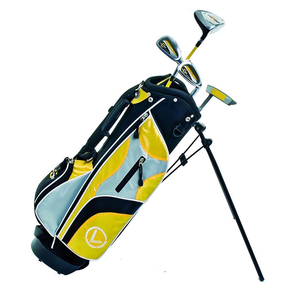 Longridge Junior Challenger Package Age 4+ - 4 RH Clubs Black/Yellow