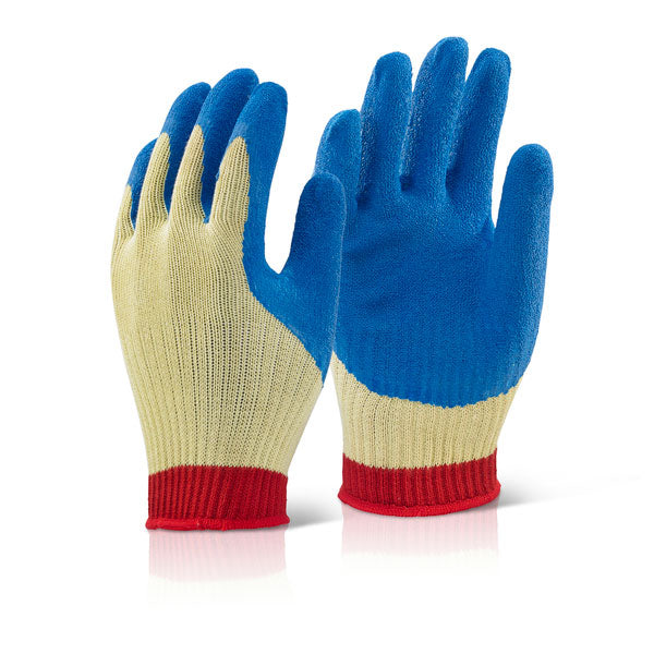BEESWIFT REINFORCED LATEX GLOVES BLUE XL