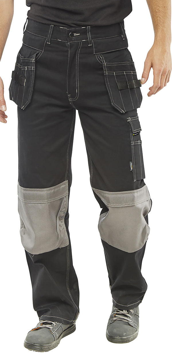 BEESWIFT KINGTON MULTI POCKET TROUSERS BLACK 48T