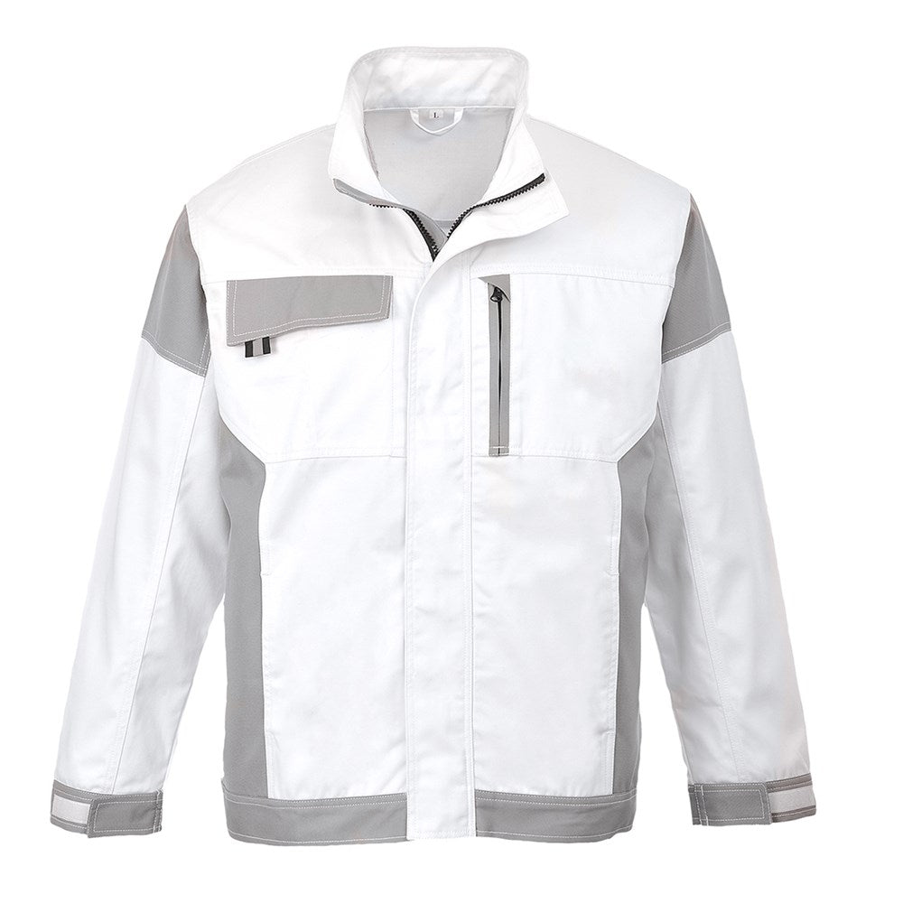 Portwest KS55WHRL -  sz L Painters Pro Jacket - White