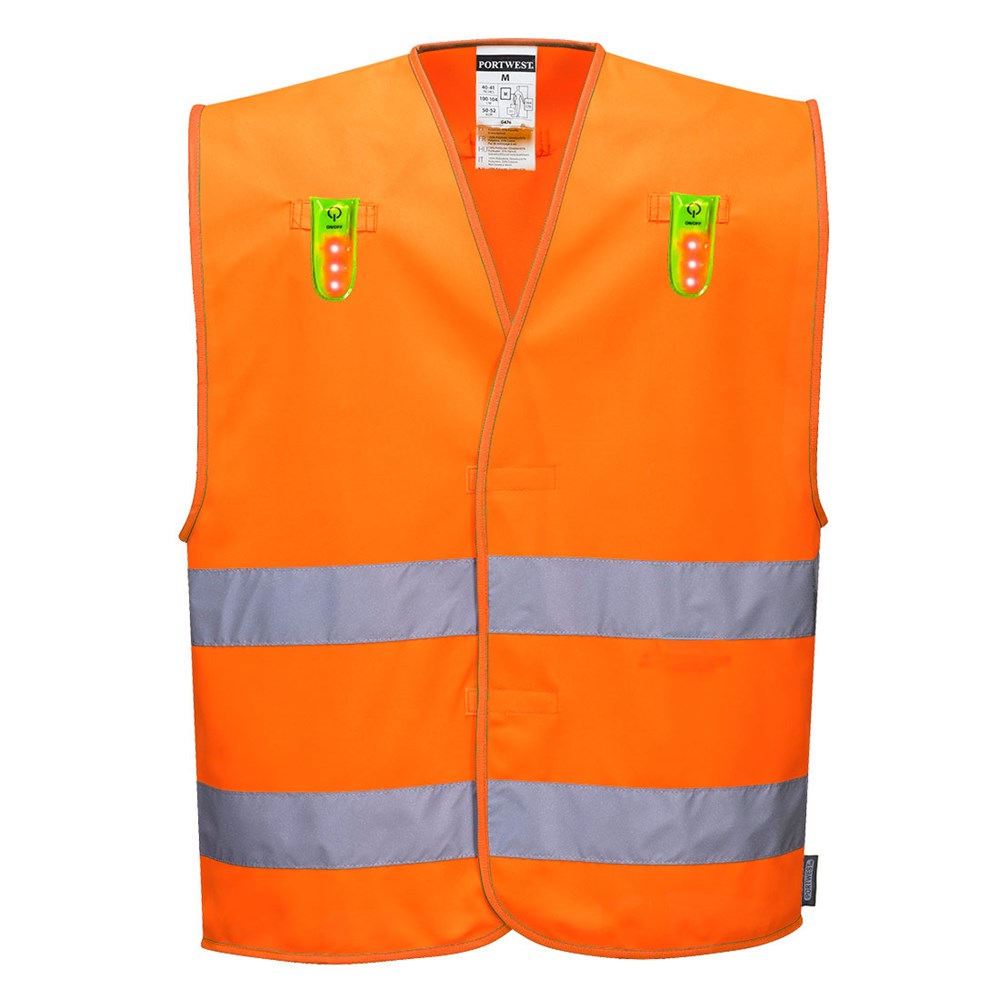 Portwest L474ORRL/XL -  sz L - XL Hi-Vis Versatile Vest - Orange