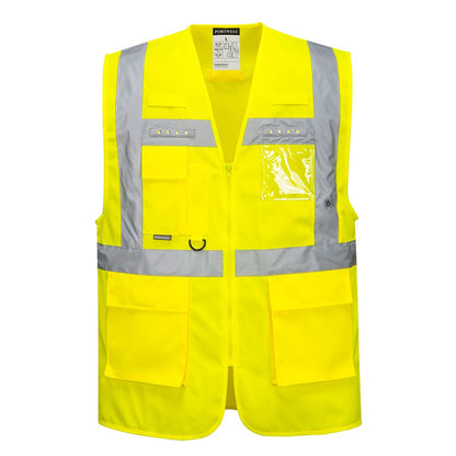 Portwest L476YERXXXL -  sz 3XL Orion LED Executive Vest - Yellow