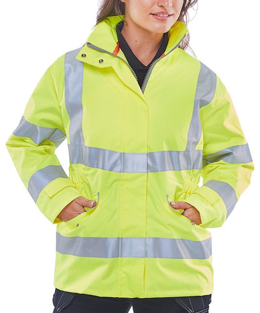 BEESWIFT LADIES HI-VIS EXECUTIVE JACKET SATURN YELLOW XS