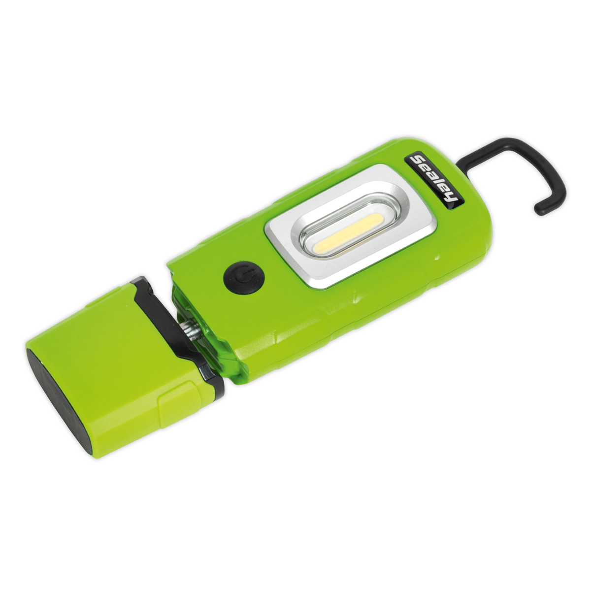 SEALEY - LED3601G Rechargeable 360� Inspection Light 3W COB & 1W SMD LED Green Lithium-Polymer