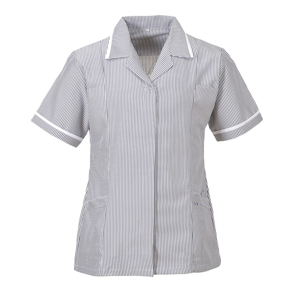 Portwest LW16GRRM -  sz M Ladies Striped Tunic - Grey