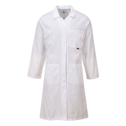 Portwest LW63WHRS -  sz S Standard Ladies Coat - White