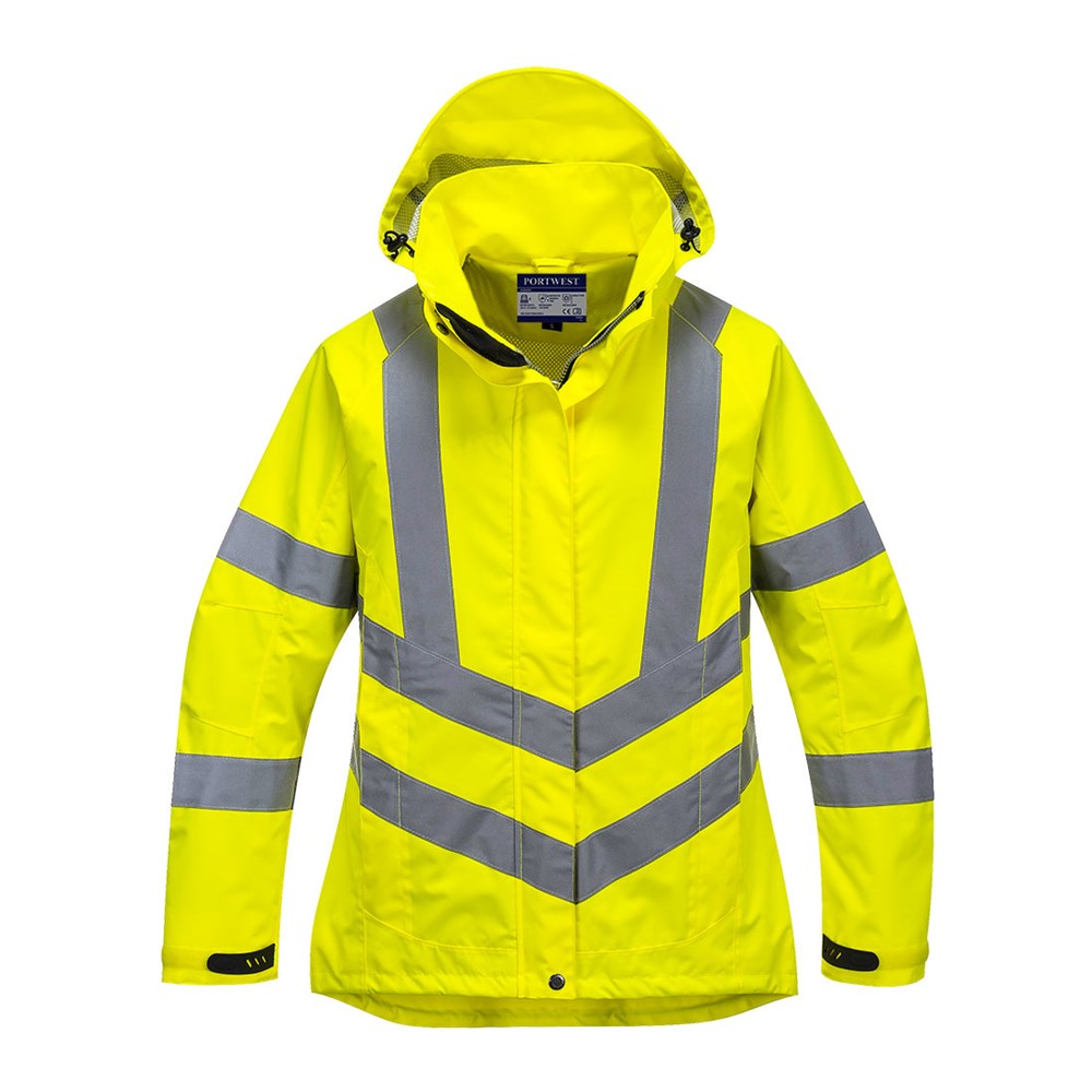 Portwest LW70YERS -  sz S Ladies Hi-Vis Breathable Jacket - Yellow